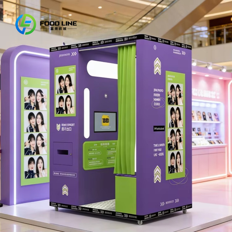 Global Commercial Printing - customized sports style photo booth purple