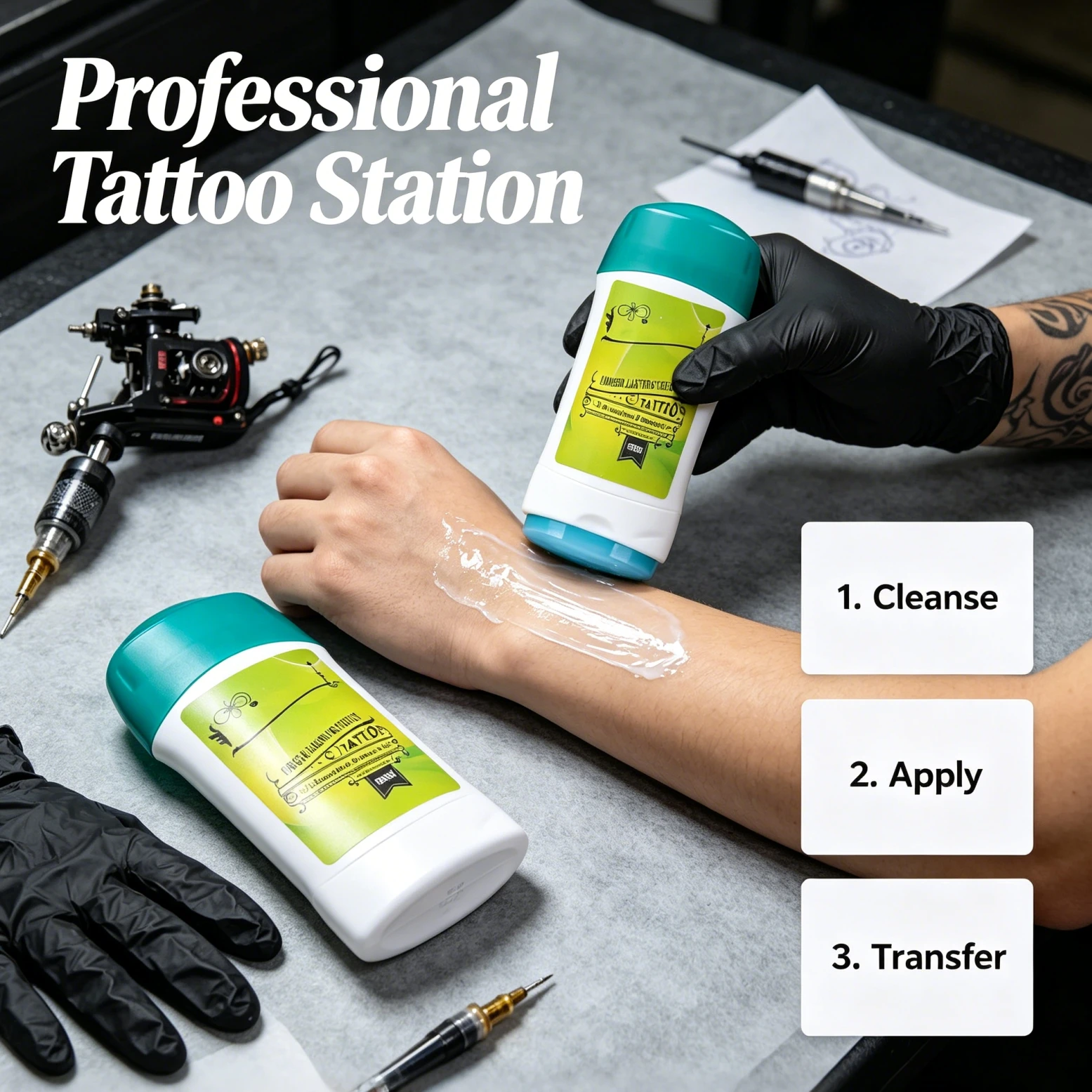Tattoo Transfer Paste Tattoo S - Foil Transfer Machine recension och pris