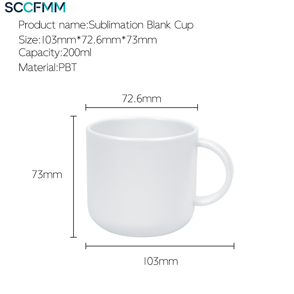 SCCFMM 5Pcs Sublimation Blank  - Sublimation Mug Blank recension och pris