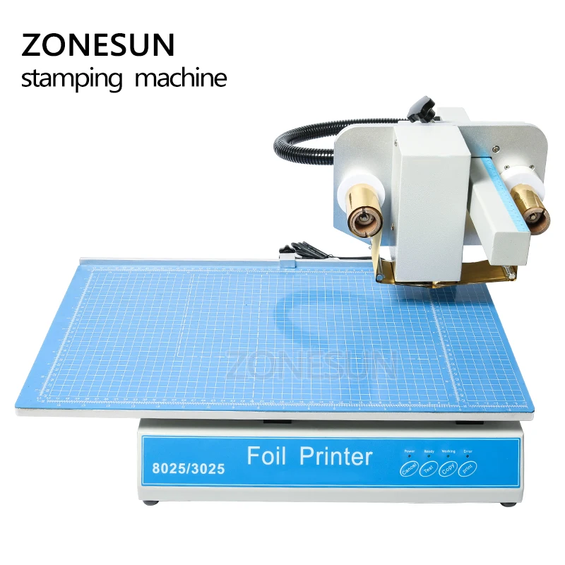 ZONESUN 8025 Hot Stamping Mach - Foil Transfer Machine recension och pris