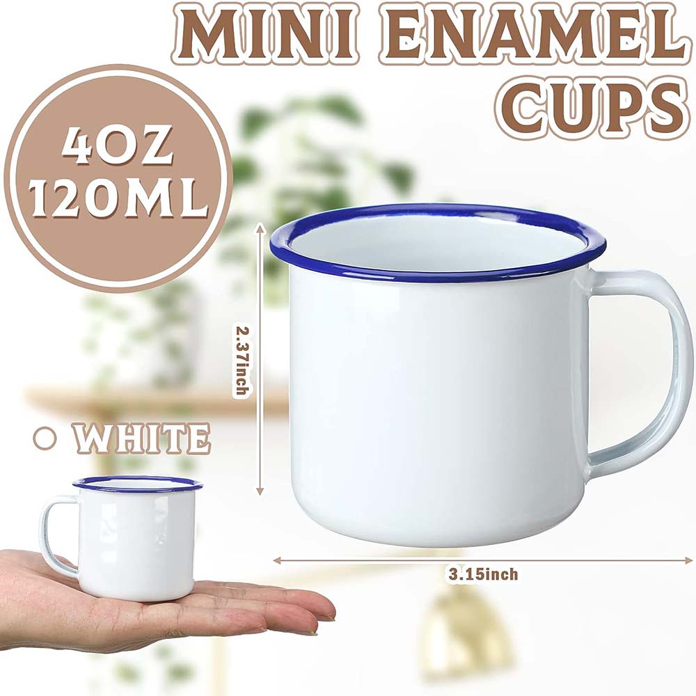 Mini Enamel Camping Coffee Mug - Sublimation Mug Blank recension och pris
