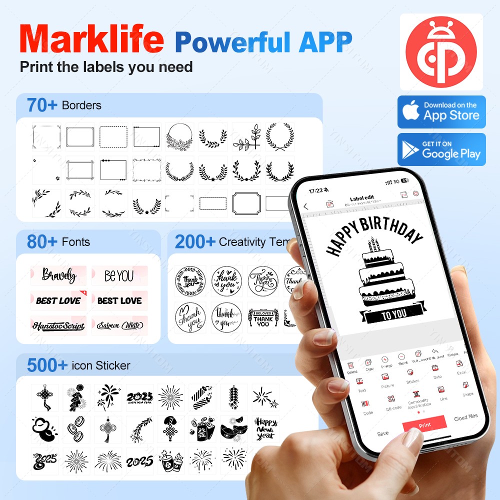P50 Marklife 20-50mm Thermal L - Commercial Book Printing Machines recension och pris